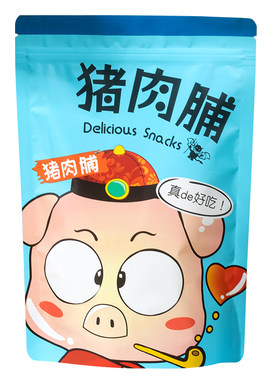 广塑猪肉脯包装袋牛肉干自封袋
