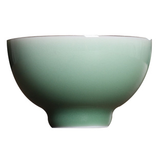 青瓷手工主人杯单杯高端个人品茗杯功夫茶杯陶瓷茶盏茶碗薄胎厚釉