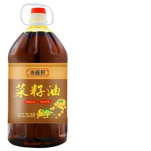 贵州农家压榨非转基因无添加无勾兑食用油菜籽油5斤装家用食用油