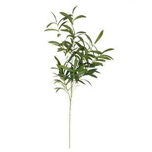 仿真橄榄枝假花果实花束客厅书房玄关桌面绿色装饰花清新高端摆件