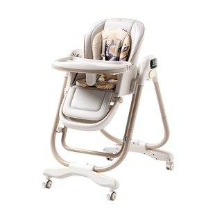 宝宝餐椅电动哄睡摇椅二合一婴幼儿餐桌椅家用多功能可折叠儿童椅