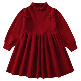 【年服系列】植木 女童连衣裙2026新款秋冬款中大童儿童裙子童装