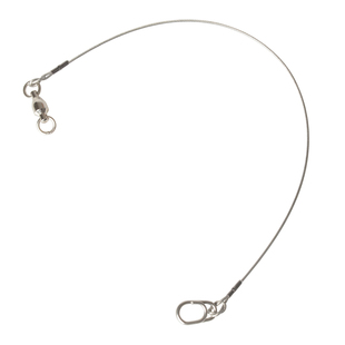 海钓路亚钢丝前导线拖钓马鲛鲅鱼线组软钢丝绳铁板钩防咬线钢丝线