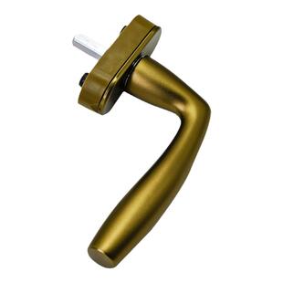 108型金刚网内开窗执手窗纱一体把手平开纱窗内开内倒方轴拉手锁