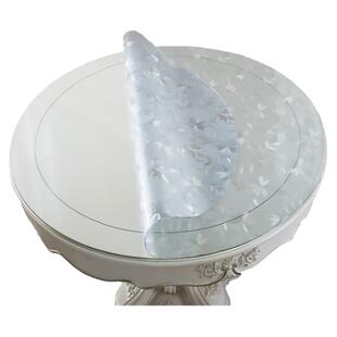 PVC圆形软玻璃桌垫透明防水餐桌布台布水晶板加厚茶几桌垫塑料