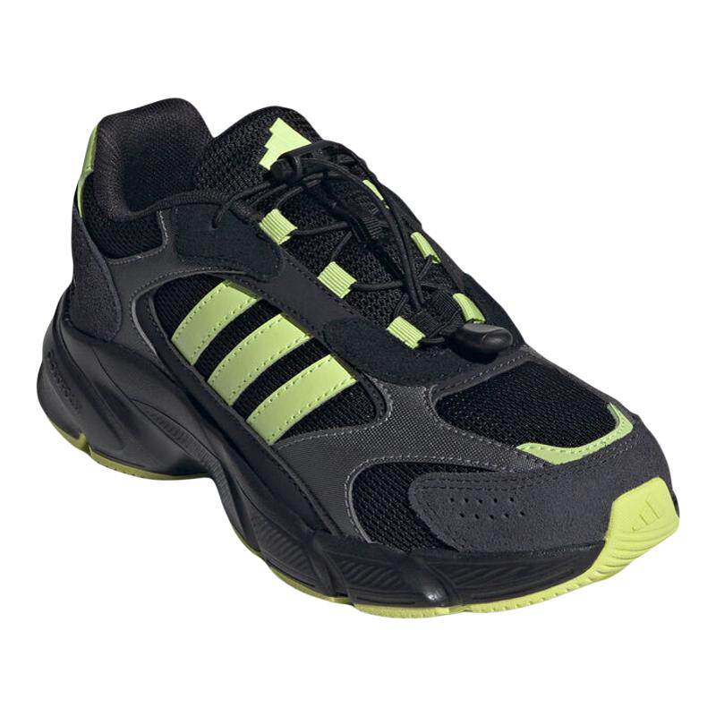 adidas阿迪达斯男大童抽绳免系带休闲鞋网面童鞋运动鞋KJ8736
