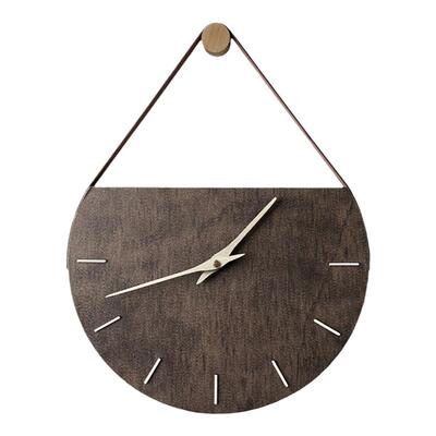 KOLYMAX北欧石木纹卧室装饰挂钟