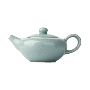 三勤堂禅心汝窑茶壶陶瓷功夫茶具泡茶器原矿釉开片可养家用大容量
