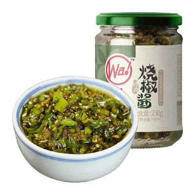 川娃子烧椒酱辣椒酱蒜蓉拌饭拌面