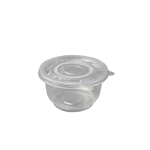 一次性碗食品级家用带盖圆碗餐盒即弃碗无盖油碟火锅蘸料碗大号