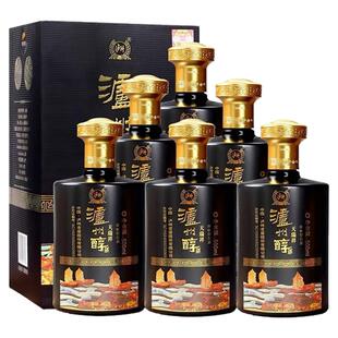 泸州老窖股份泸州醇天瑞祥黑52度500ML*6瓶整箱礼盒装送礼