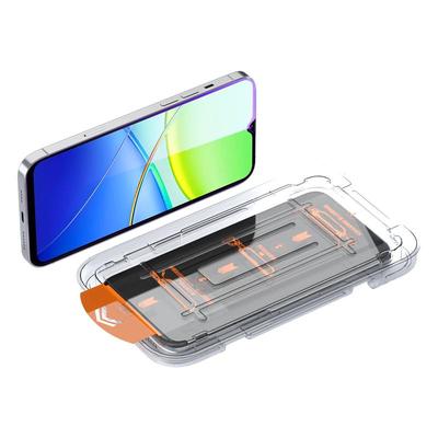 适用于vivoY37钢化膜全屏高清防爆5G无尘仓玻璃保护膜Y37m自动除尘贴膜神器Y37Pro抗蓝光防指纹防摔爆手机膜