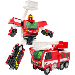 买奇酷咖宝车神正版玩具灭火大师工程混凝土医疗营救防爆变形男孩