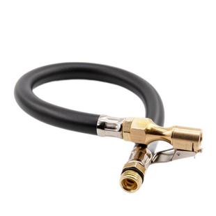 汽车打气嘴接头气压表管加气配件轮胎充气管压力表头胎压枪延长管