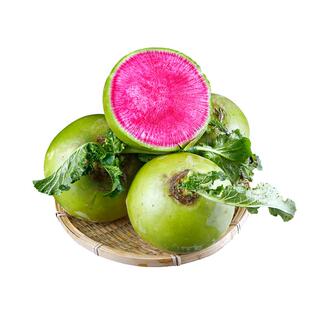 心里美萝卜种子穿心红紫心萝卜种籽青皮红心大罗卜种孑秋冬蔬菜籽