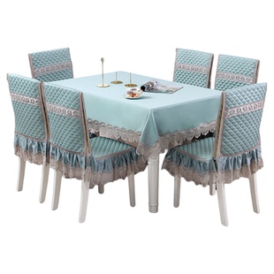 新款椅套椅垫套装家用现代简约中式椅子套罩餐椅套垫布艺四季通用