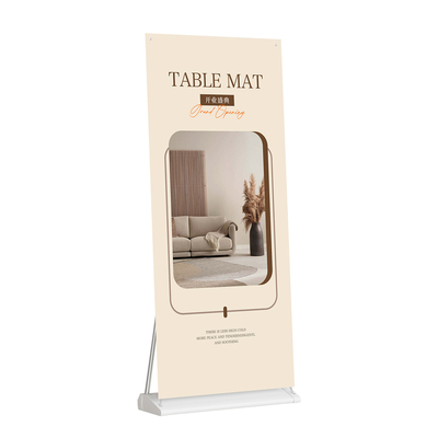 可重复使用易拉宝展示架免费设计