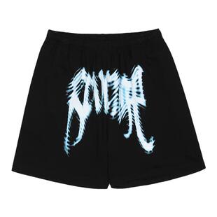 revenge美式街头重影抽绳运动短裤休闲阔腿宽松大码五分裤子男女