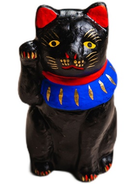 达摩桌面摆件手工陶土日式办公桌