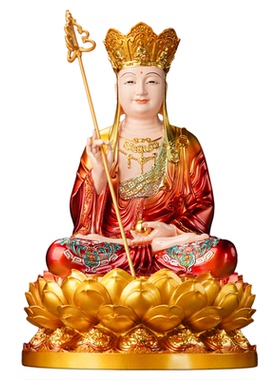 中式佛像地藏菩萨观音娘娘释迦佛弥勒佛客厅供奉佛堂娑婆四圣摆件