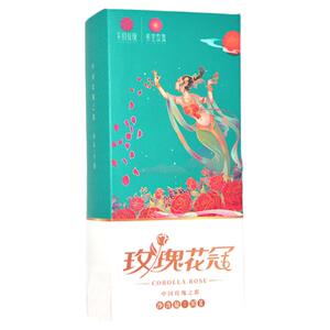 玫瑰花冠茶山东平阴绿色食品食用玫瑰花茶大花朵盒装低温干花泡茶