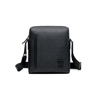 海澜之家2025新款经典老花单肩包