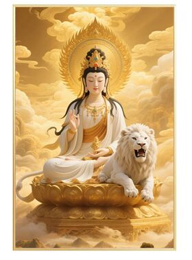 阿摩提观音钻石画方钻满钻十字绣