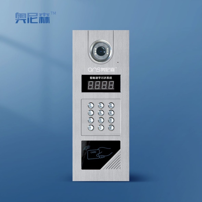 楼宇对讲系统厂家促销楼宇门禁系统单元小区可视人脸识别款