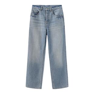 FILGood蓝色牛仔裤 经典直筒微锥版型 适合165以上身高FG01J01