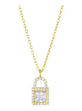 s925纯银小锁项链锁骨链轻奢小众