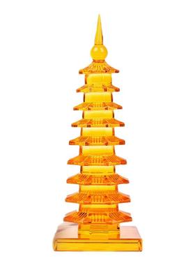 【已祝福】天然白水晶文昌塔九层十三层上岸中高考桌面摆件装饰品