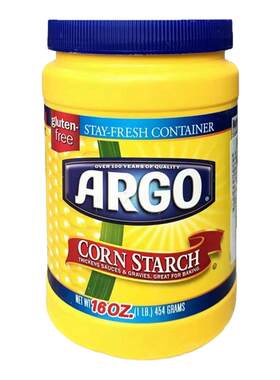 美国进口ARGO CORN STARCH食用玉米淀粉烘焙专用勾芡454g生粉淀粉