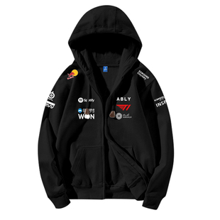 2026新款T1战队队服FAKER同款比赛服LCK开衫卫衣男女带帽连帽外套