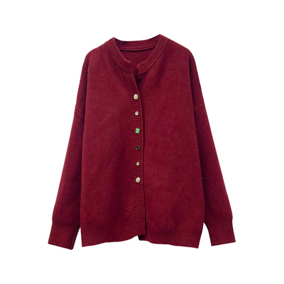 安可拉红毛衣孕妇春秋短款外套