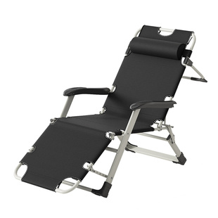 躺椅午休折叠床办公室午睡床靠背懒人家用阳台休闲夏便携沙滩椅子