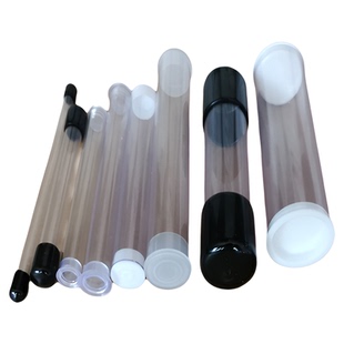 定制带盖子PVC透明管 PC透明管塑料透明包装管防尘管线香香管硬管