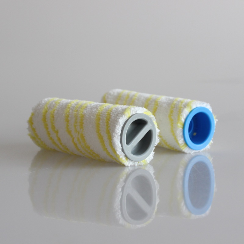 1对装 适配FC5/FC3/FC7吸地机擦地机滚刷滚筒抹布刷