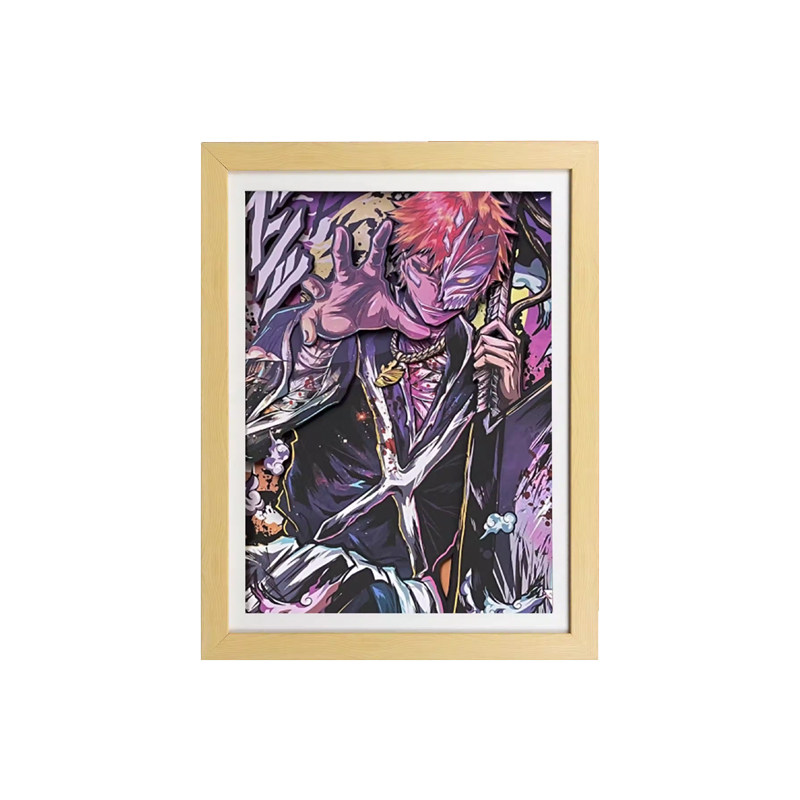 死神黑崎一护立体画二次元装饰画