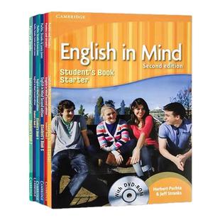 原版剑桥English in mind Starter 1/2/3/4/5级 剑桥国际少儿英语中学英语教材KET/PET考试 A1入门级外国语学校精选教材eim