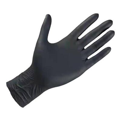 黑色丁腈手套高弹加厚防水耐油