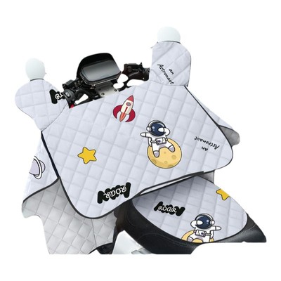 电动车挡风被加绒加厚