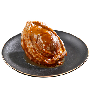 德叔鲍鱼10头热干溏心干鲍黄金大鲍鱼加热即食干货吉品鲍汁*1只装