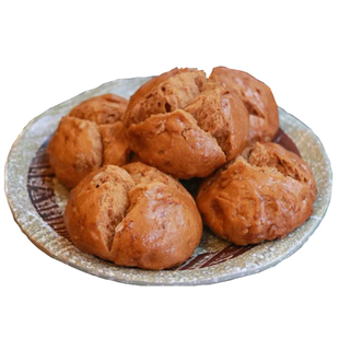 黄骅旱碱麦纯碱红枣牛奶南瓜红糖开花馒头老面纯手工早餐加热即食