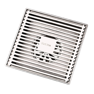 防臭地漏卫生间大排量淋浴专用加厚50管75 110管方形防虫防堵塞15