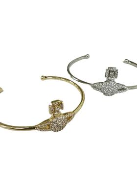 土星西太后超闪玻璃锆石手镯