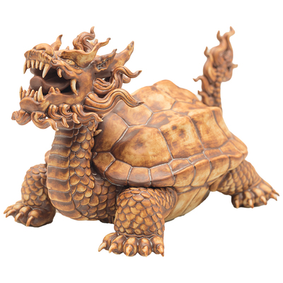 中式客厅装饰工艺品龙龟摆件