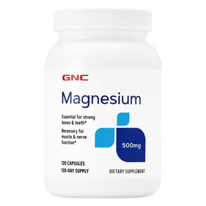 现货美国GNC镁元素偏头疼镁Magnesium500mg120粒/250mg90粒抽筋