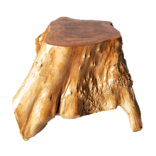 根雕凳子天然根雕凳子树根茶几坐凳花架摆件底座原木实木头树墩凳