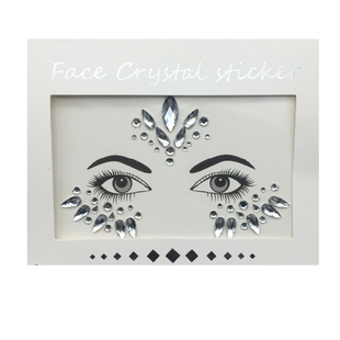 欧美EDM音乐节舞台化妆脸贴抖音同款眼部脸部水钻贴网红彩钻装饰