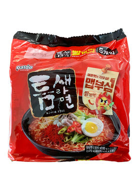 韩国八道缝隙拉面120g*5袋